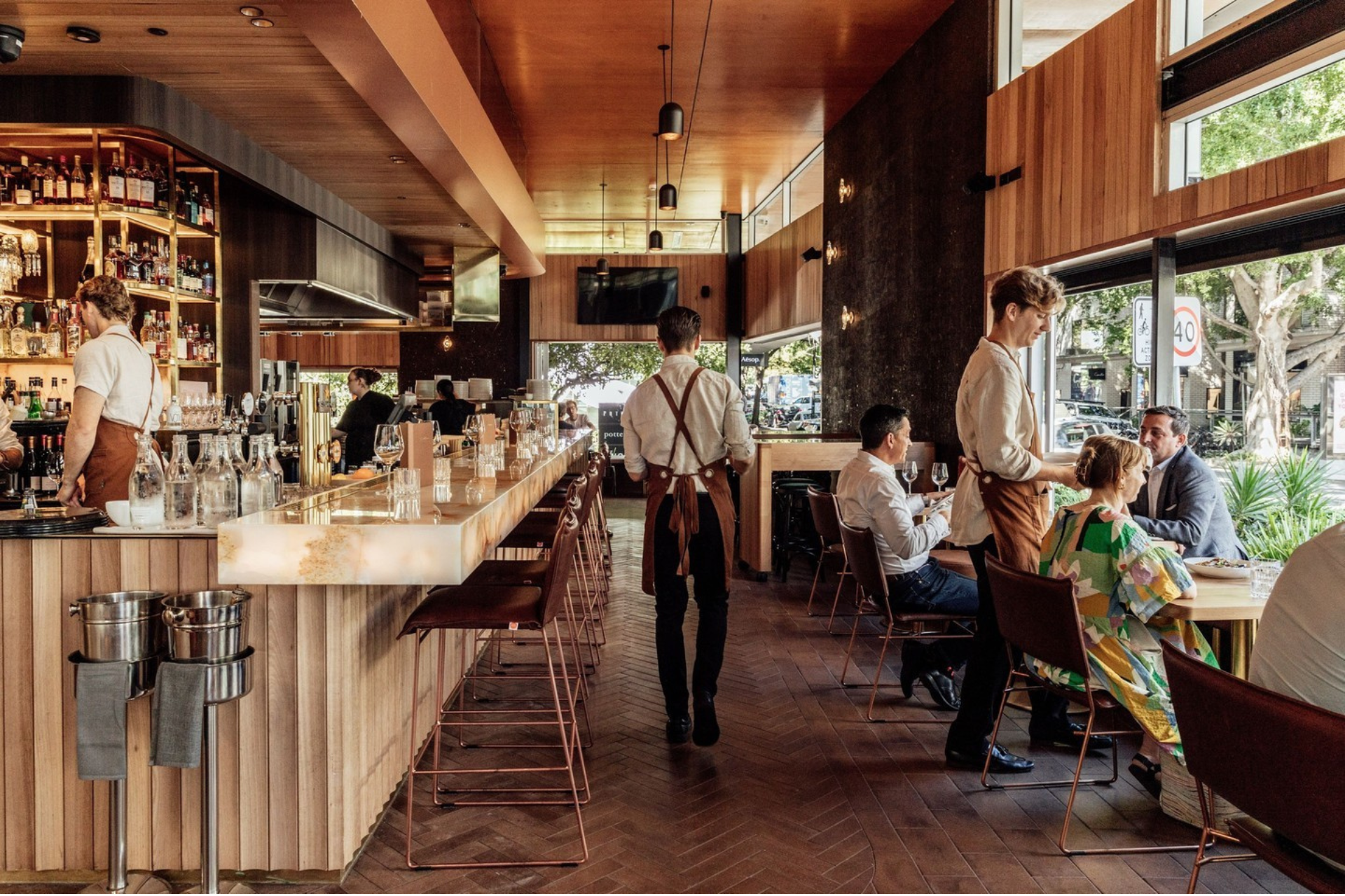 Jess Norman Chair Amy Barstool Cru Bar Byron Bay, Australia 1