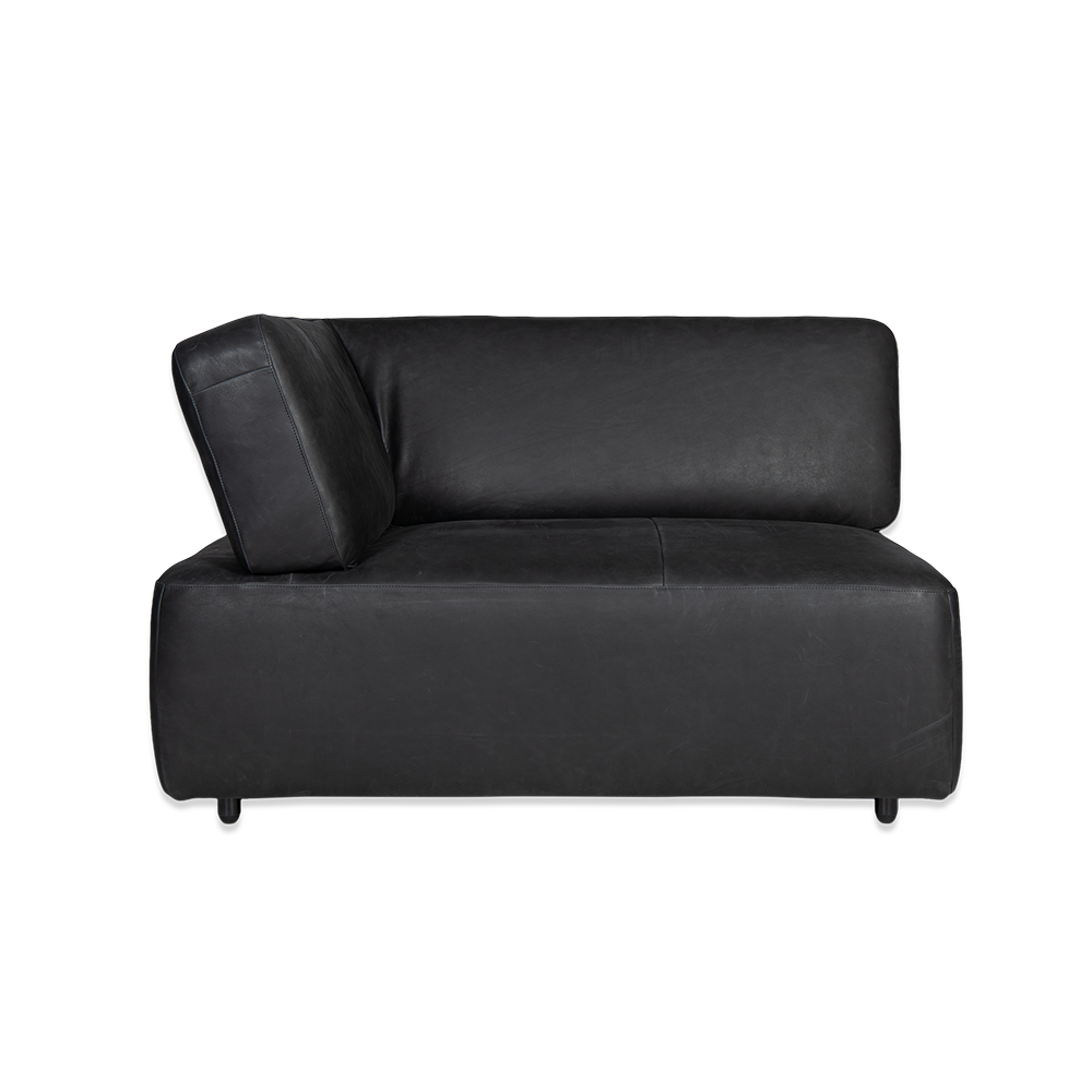 Infinity Element 120X90 Arm Left Sadie Dark Grey Front Without Pillow