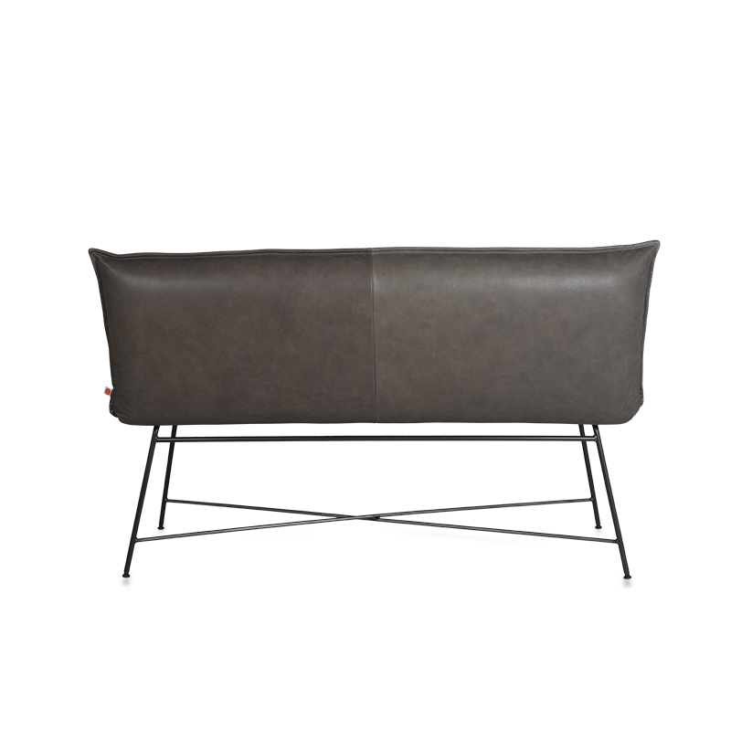 Vidar Diningsofa 2,5 Seats Bar, Frame Old Glory 65 Cm, Bonanza Grey Achter Kopiëren