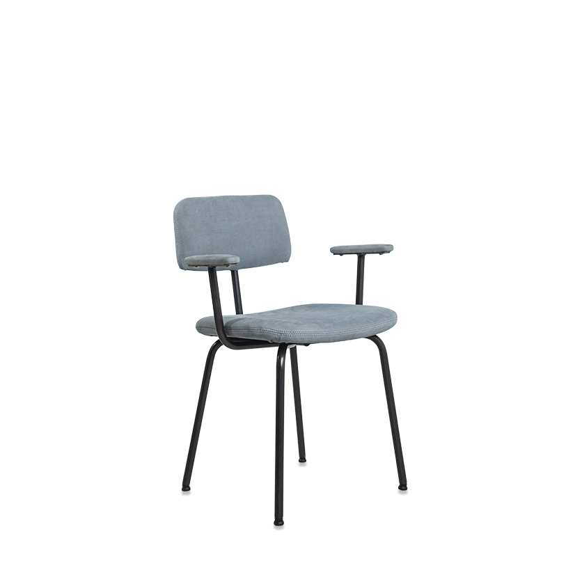Dining Chair Arm Aurula Nodic Blue Pers Kopiëren