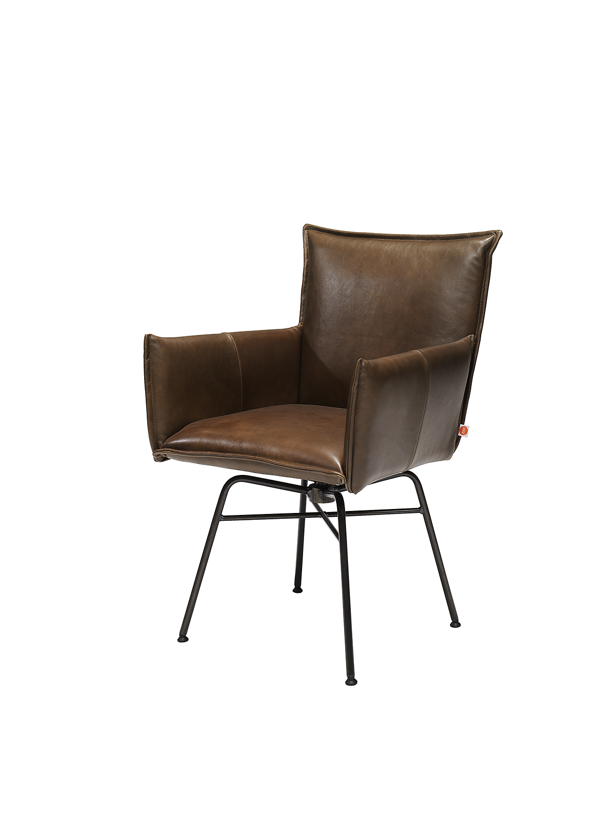 Sanne Swivel Chair With Arm Luxor Fango Pers LR ZS 8720153744652